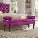 Velvet Long bed for Bedroom,Upholstered Window with Tufted Button,Entryway,Bolster W2186P253252