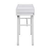 White Writing Desk with 1 Drawer B062P184574