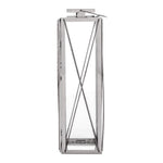 ZUN DEBORAH 22"H STAINLESS STEEL LANTERN 72183.00SIL