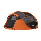 5-8 Person Black Orange Pop-Up Camping Boat Tent T2602P172601