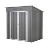 ZUN 6'x4' Outdoor Metal Storage Shed for Garden Tools Lockable Door W2505P197225