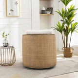 COOLMORE Swivel Chair, Comfy Round Accent Sofa Chair for Living Room, 360 Degree Swivel W395102742