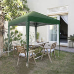 ZUN 2 x 2m Practical Waterproof Right-Angle Folding Tent Green 88159564