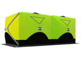 8-Person Pop-Up Ice Fishing Shelter, Insulated with 2 Doors & Carrying Bag, Bright Green 85623420