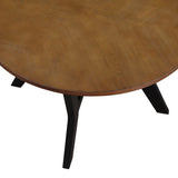 ZUN 32inch Wood Round Coffee Table for Living Room,Mid Century Farmhouse Circle Wooden Coffee Tables for 50373023