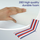 2PCS Set Outdoor Lounge Chair Cushion Replacement Patio Funiture Seat Cushion Chaise Lounge W419P295394