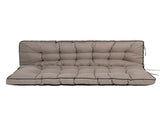 Outdoor Swing Cushions 55 Inch, Waterproof 4" Thick Porch Swing Cushion Replacement with Backrest 41738398