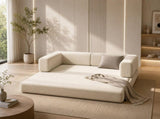 Double sofa, sofa bed, multifunctional compression sofa, wide body sofa, pure sponge sofa, fine W6188P552718