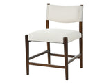 26.4" Solid Wood Counter Height Barstools, Modern Bar Stools Set of 2, Linen Upholstered Kitchen N762P411383A