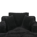 Full- compressed Chaise Lounge Sofa Bed 48.8" Upholstered Sofa Couch with Removable Pillows, Modern N719P288545B