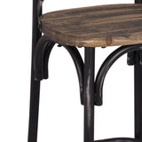 Zaire Antique Black & Antique Oak Finish Bar Chair B2726P292484