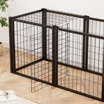 ZUN Dog Crate 47.2" Dog Kennel for Small Medium Dogs, Puppy Dog Playpen with Top, Pet Cage, Indoor, W1162P245311