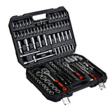 ZUN Tool Set - Socket and Ratchet Wrench Toolbox, 171pcs Tool Box, Universal Home Car Repair Tool Set W1102P203830