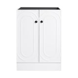 24" Freestanding Bathroom Vanity & 2 Soft-Close Cabinet Doors -Excluding Sink W999P241064