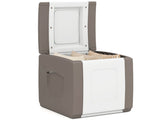 27 Gallon Outdoor PP Deck Box Waterproof Patio Storage Box with Side Handles & Dual-Tone 59675251