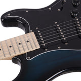 GST Stylish Electric Guitar Kit with Black Pickguard Dark Blue 90403068