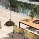 Brown Round Patio Umbrella Base Holder 44069757