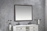 60 x 48 Inch LED Bathroom Mirror with Aluminum Frame, Wall Mounted Vanity Mirror, Anti-Fog, Memory, W2287P358690