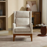 26.18" Wide Modern Accent Chair,Polyester Blend High Back Reading Chair ,Upholstered Armchair Club W1852P216108