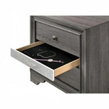 ZUN 2 Drawers and 1 Jewelry Drawer Nightstand, Gray B016P253358