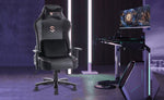 ZUN Big and Tall Gaming Chair 400lbs Gaming Chair with Massage Lumbar Pillow, Headrest, 3D Armrest, W1521P175575