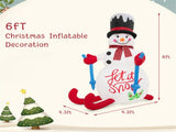 6FT Christmas Decoration with LED Lights 41708209