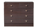 Modern Simple 5-Drawer Dresser Brown 58476495