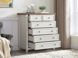 Modern 6 Drawers Dresser 6 Drawers Cabinet,Chest of Drawers Closet Organizers and Clothes W2275P233490