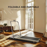 ZUN WalkingPad/Treadmill 3 Colors Available - Under The Desk Home Space-Saving Black-White-Silver Indoor 30480931