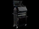 High Capacity Rolling Tool Chest with Wheels and Drawers, 8-Drawer Tool Storage Cabinet--BLACK W110243192