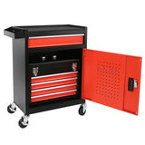 ZUN Tool Chest, 5-Drawer Rolling Tool Storage Cabinet with Detachable Top Tool Box, Liner, Universal W1239P176621