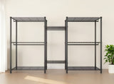 Heavy Duty Garment Rack, Freestanding Closet Organizer, Portable Wardrobe Clothes Rack, Adjustable W3204P318297