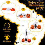 11.8 FT Halloween Inflatables Ghost Spider Pumpkin Outdoor Decorations, Scary Halloween Giant Blow 43233787