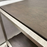 Padena Metal Frame Wood Living Room Coffee Table with Shelf T2574P164650