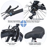 7 Speed Bicycles, Multiple Colors 26"Inch Beach Cruiser Bike W1019116866