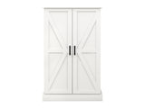 50" LED Kitchen Pantry Cabinet,Freestanding Buffet Cupboards Sideboard with 2 Doors with Racks and 2 W1120127335