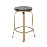 ZUN COUNTER STOOL 2pcs/set 59130.00BLKBRS