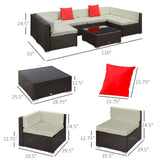 Pieces Patio Furniture Set 87338555