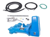 20GPM 12V Fuel Transfer Pump with Nozzle Kit for Transfer of Gasoline Diesel Blue 02142653