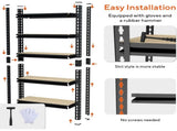 5-Tier Heavy Duty Metal Garage Shelving Unit, 1500lbs Capacity, Adjustable Rack, Metal 36722112