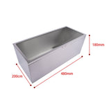 8L Stainless Steel Sauce Pump Dispenser Squeeze Condiment Dispensing Container Condiment Pump 02010856