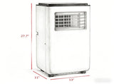 440 Sq.Ft White Portable Mobile AC, Dehumidifier Fan 24H Timer, Auto Sleep, Window Kit 16400877