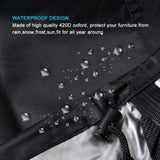 420D Outdoor Patio Table Covers Waterproof for for Furniture Set , Rain 11511949