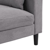 57 " High Resilience Loveseat Sofa, Wooden Frame 2 Seat Sofa, Comfy , Small Space Saving Modern W311P221207