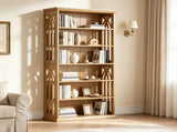 75 Inch 6 Tier Bookcase with Display Shelves and Storage Etagere 04059795