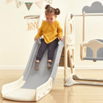 ZUN Kids Swing-N-Slide with Bus Play Structure, Freestanding Bus Toy with&Swing for Toddlers, Bus PP299290AAE