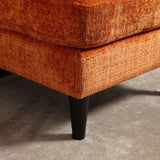 UNITED WE WIN Sofa for three, solid wood frame, Chenille fabric, side pocket, with two cup holders, W1568142740