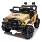 ZUN Licensed TOYOTA FJ Cruiser,12V Kids ride on car 2.4G W/Parents Remote Control,electric car for W1396107512