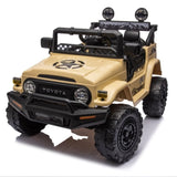 ZUN Licensed TOYOTA FJ Cruiser,12V Kids ride on car 2.4G W/Parents Remote Control,electric car for W1396107512