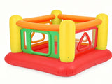3-in-1 Inflatable Bounce House, Thick PVC Kids Jumping Castle with Visible Wall, Indoor Outdoor Blow 85141553